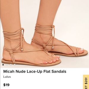 lulus sandals!
